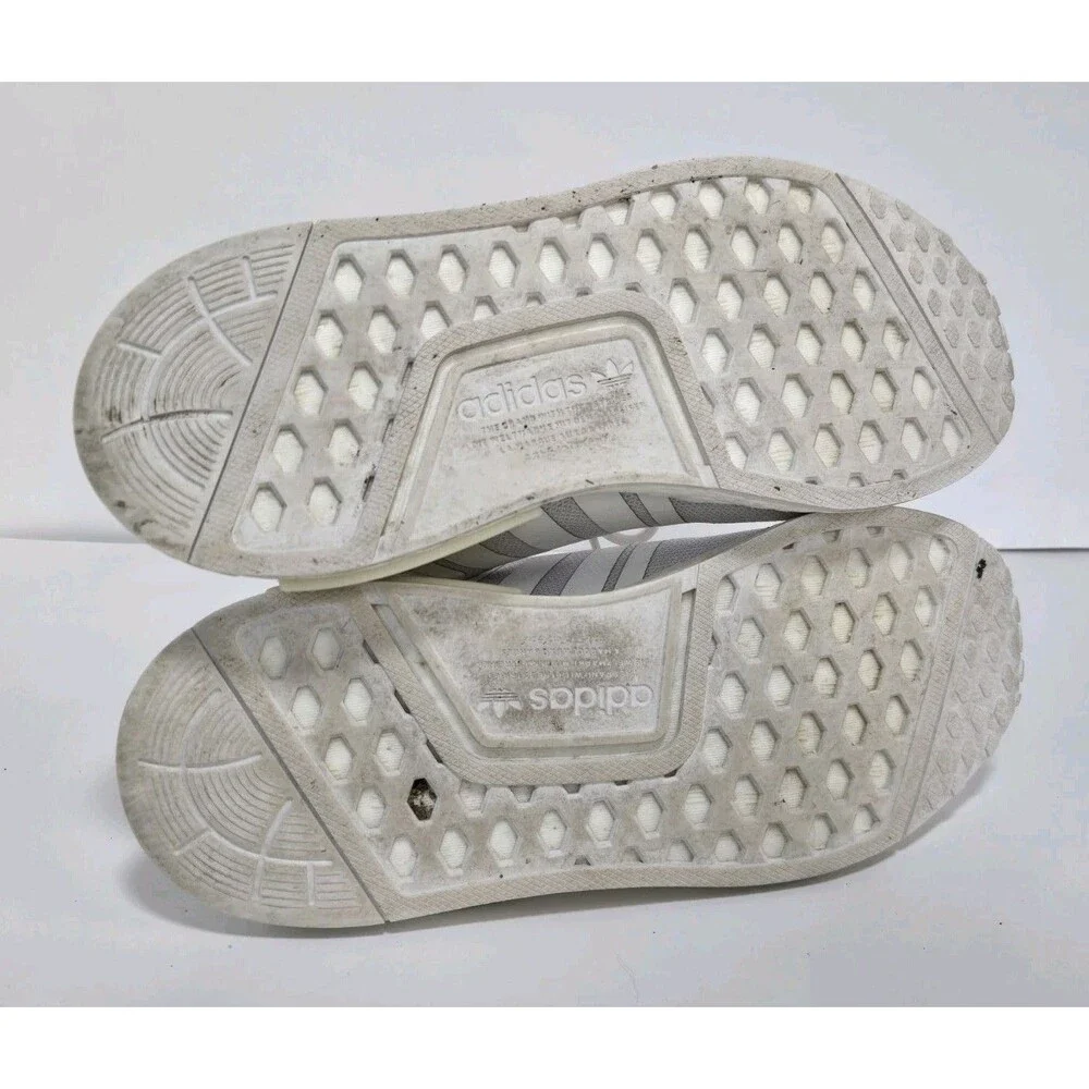 Adidas Sneakers Womens Size 5 NMD_R1  Cloud White Athletic Running Walking Shoes